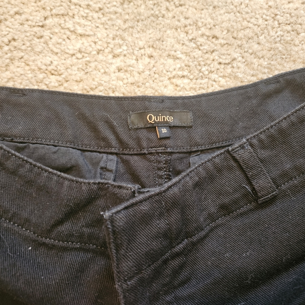 Quince Organic Stretch Cotton Twill Cargo Pants